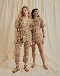 Kimono Rodes Bege