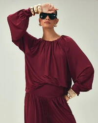 Blusa Fluida Vermelho