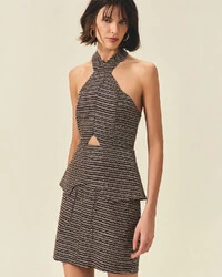 Vestido Paêtes Curto