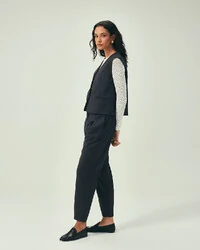 Calça Lã Fria Cinza