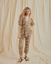 Kimono Rodes Bege