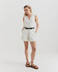 Macaquinho Crepe Off