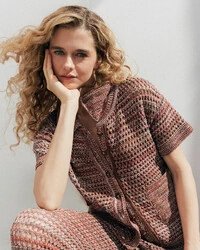 Camisa Tricot Tela Bege