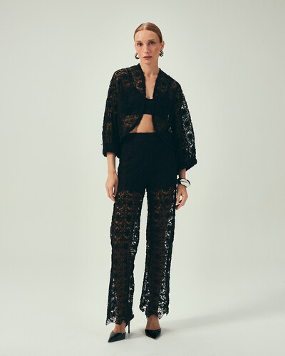 Foto Calça Fleur Noir Preto