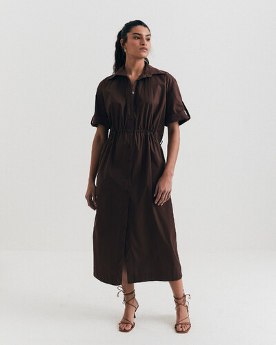 Foto Chemise Franzidos Marrom