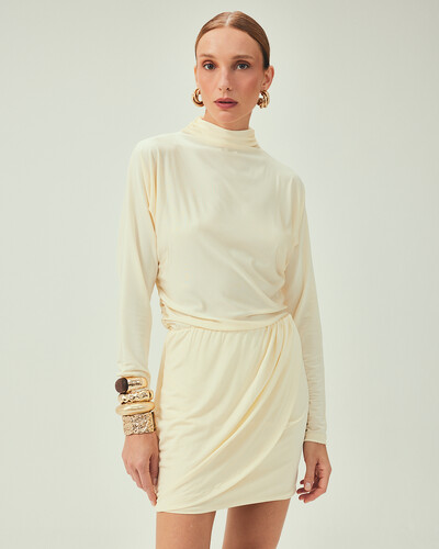 Foto Vestido Leger Amarelo