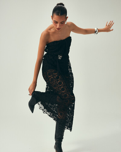 FotoVestido Fleur Noir Preto