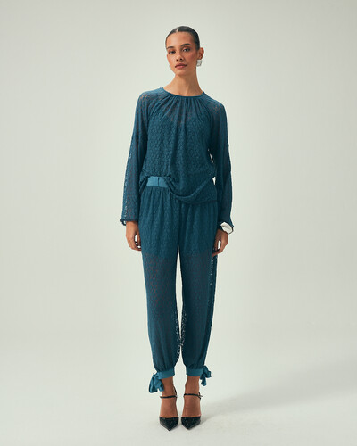 FotoBlusa Renda Verde