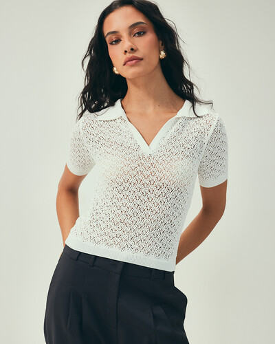 FotoPolo Tricot Mesh Off