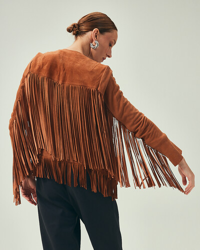 FotoJaqueta Camurça Franjas