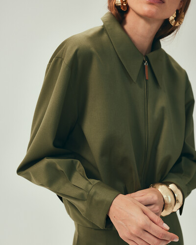 Foto Jaqueta Lã Fria Verde