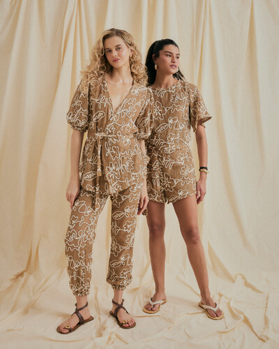 Foto Kimono Rodes Bege
