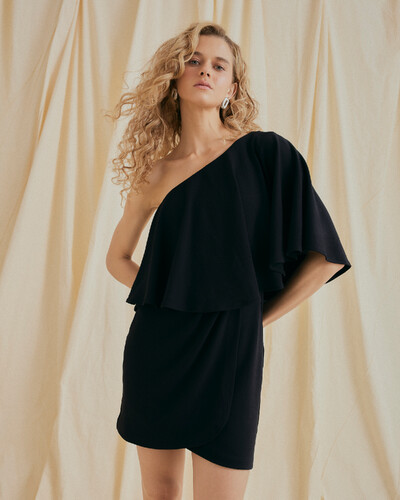 Foto Vestido Fluidez Preto