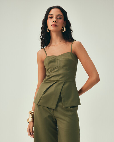 Foto Top Lã Fria Verde