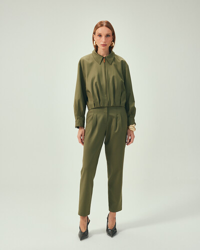 FotoJaqueta Lã Fria Verde