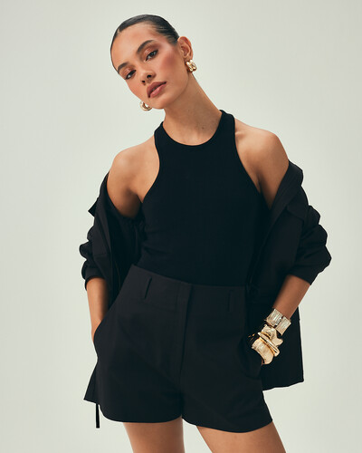 Foto Shorts Basique Preto