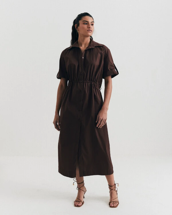 Chemise Franzidos Marrom
