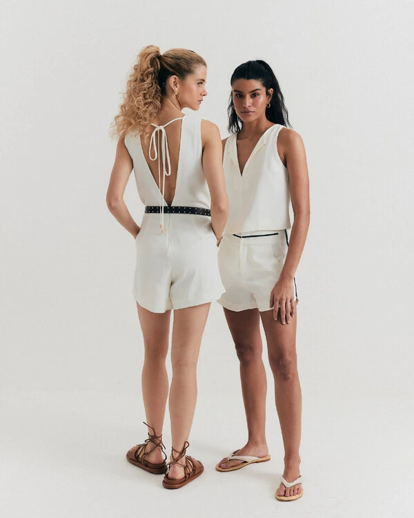 Macaquinho Crepe Off