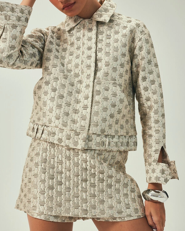Jaqueta Lumiere Jacquard Off