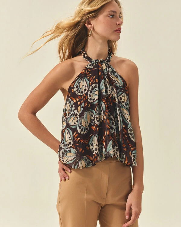 Blusa Trançada