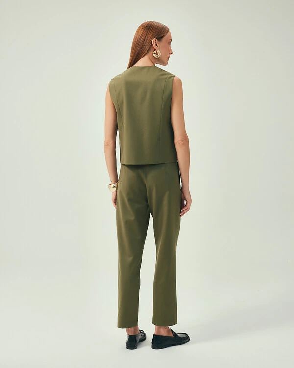 Calça Lã Fria Verde