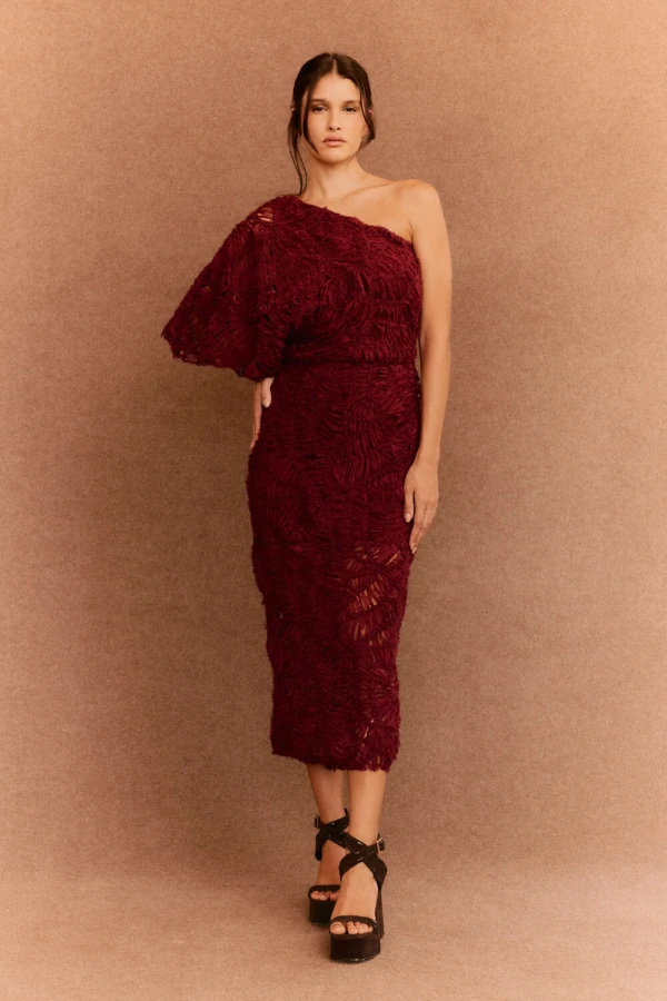 Vestido Serena Vinho