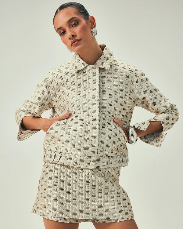 Jaqueta Lumiere Jacquard Off
