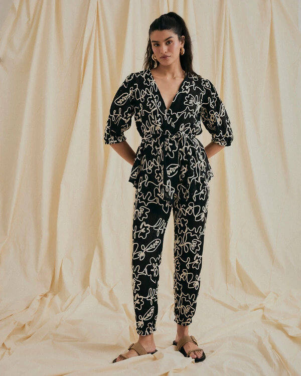 Kimono Rodes Preto