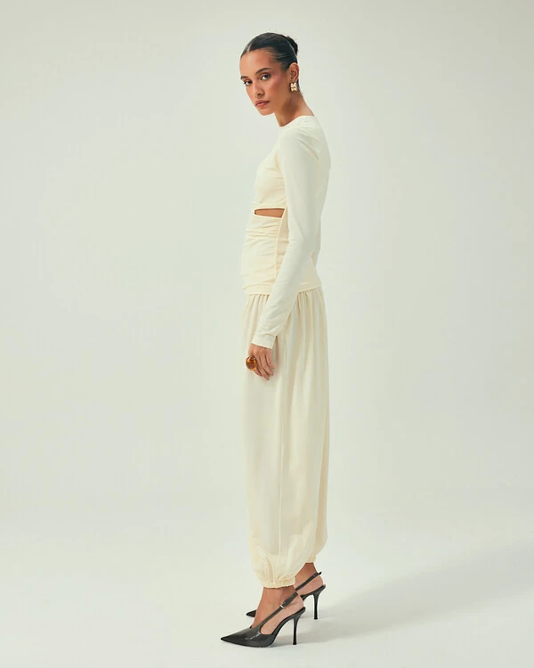 Blusa Recortes Amarelo