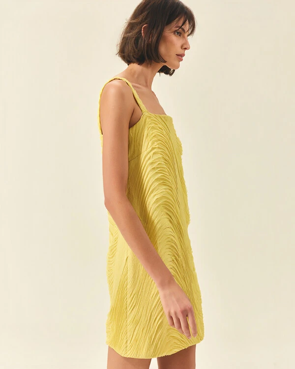 Vestido Curto Fitas
