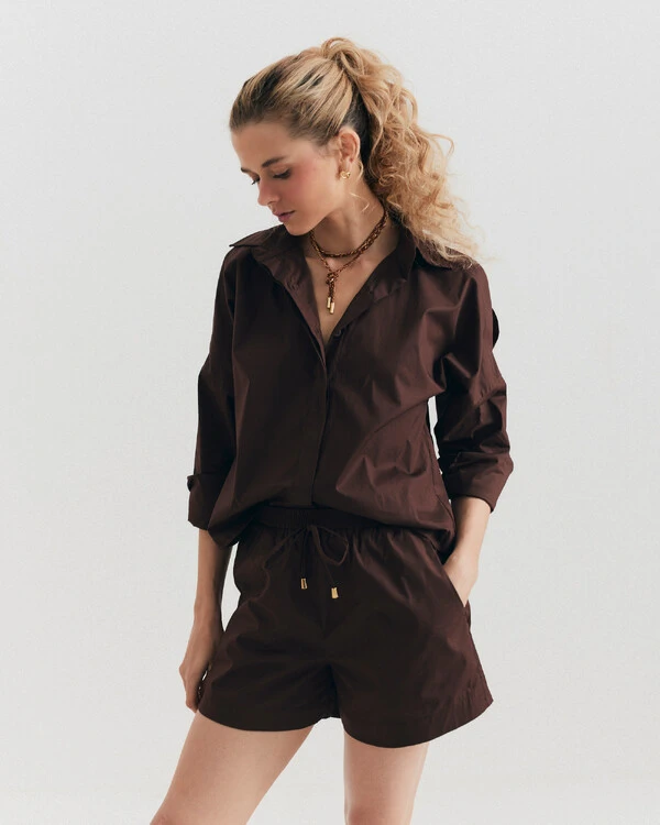 Camisa Franzidos Marrom