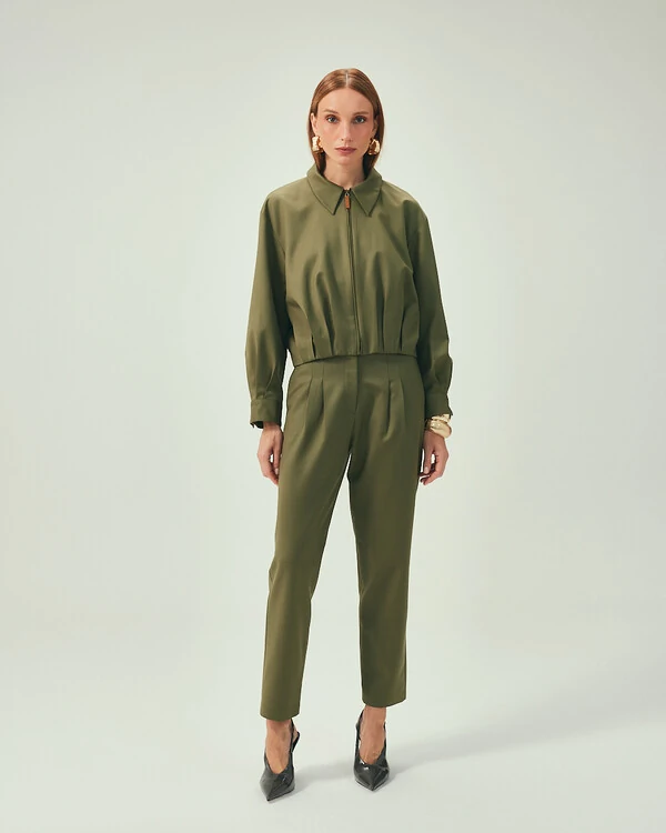 Jaqueta Lã Fria Verde