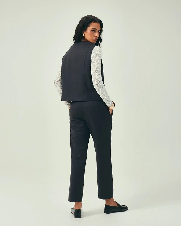 Calça Lã Fria Cinza