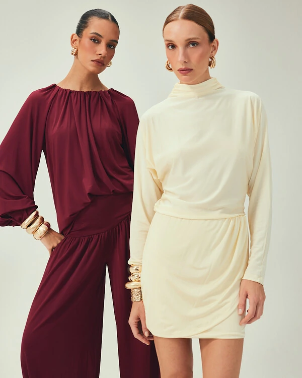 Blusa Fluida Vermelho