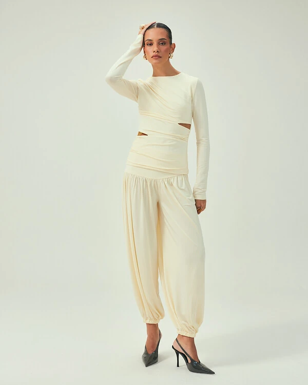 Calça Leger Amarelo