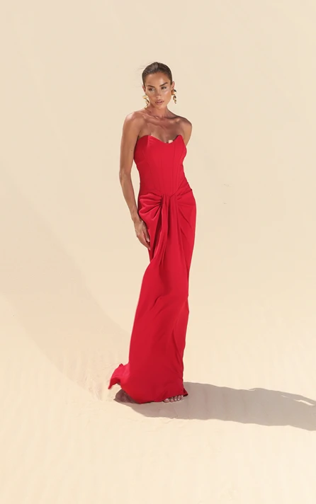 Foto Vestido Corselet Franzido Frente - Amicci