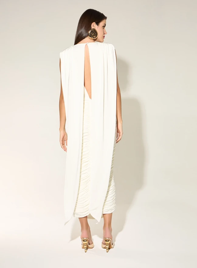 FotoVestido Capa Decote Bobo - Tufi Duek