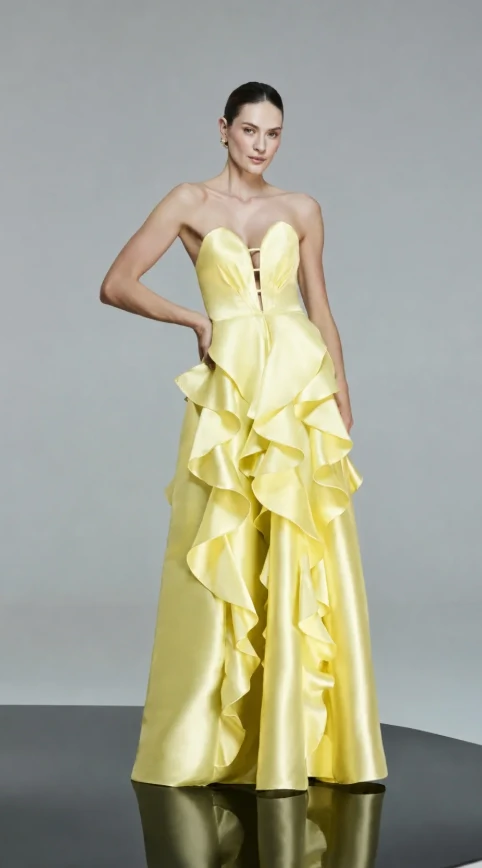 Foto Vestido Babados - Fátima Scofield