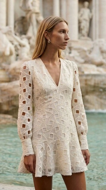 Foto Vestido Curto Trabalhado - Skazi