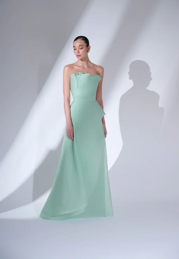 Foto Vestido Busto Irregular - Maracujá