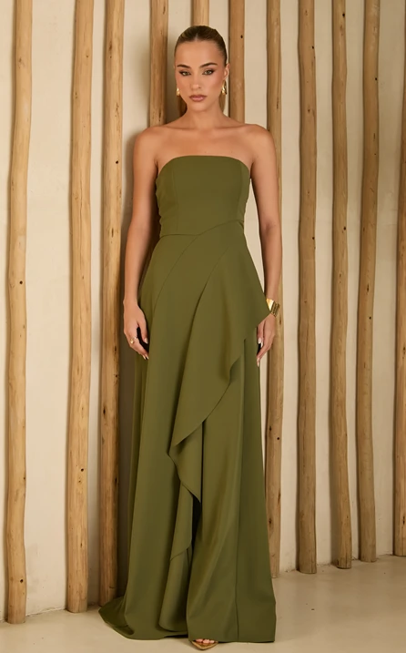 Foto Vestido Babado Lateral - Amicci