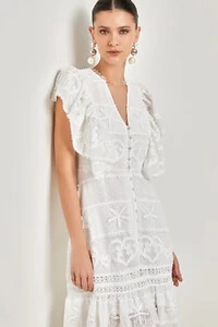 Vestido Longo Cute Lace - Ave Rara