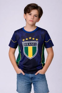 Camiseta Copa Infantil Masculino - Fernanda Nabhan