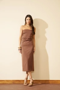 Vestido Franzido Lateral - Sly Wear
