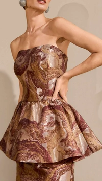 Vestido Jacquard - Fleche D'or