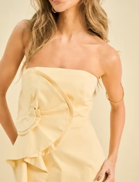 Vestido Detalhe Busto - Open