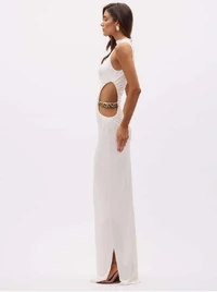 Vestido Recorte Cintura Metal - Oasis