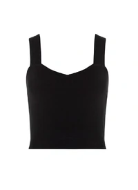 Top Cally Preto Tricot Feminino - Le Lis