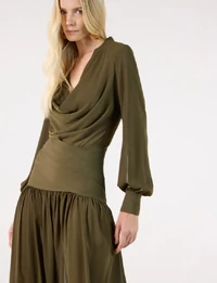 Conjunto Body e Saia Midi - Tufi Duek