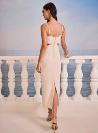Vestido Decote Ondas - Skazi